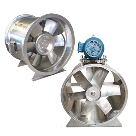 Quạt Hướng Trục Inox 304 Chống Ăn Mòn, Hút Hơi Hóa Chất